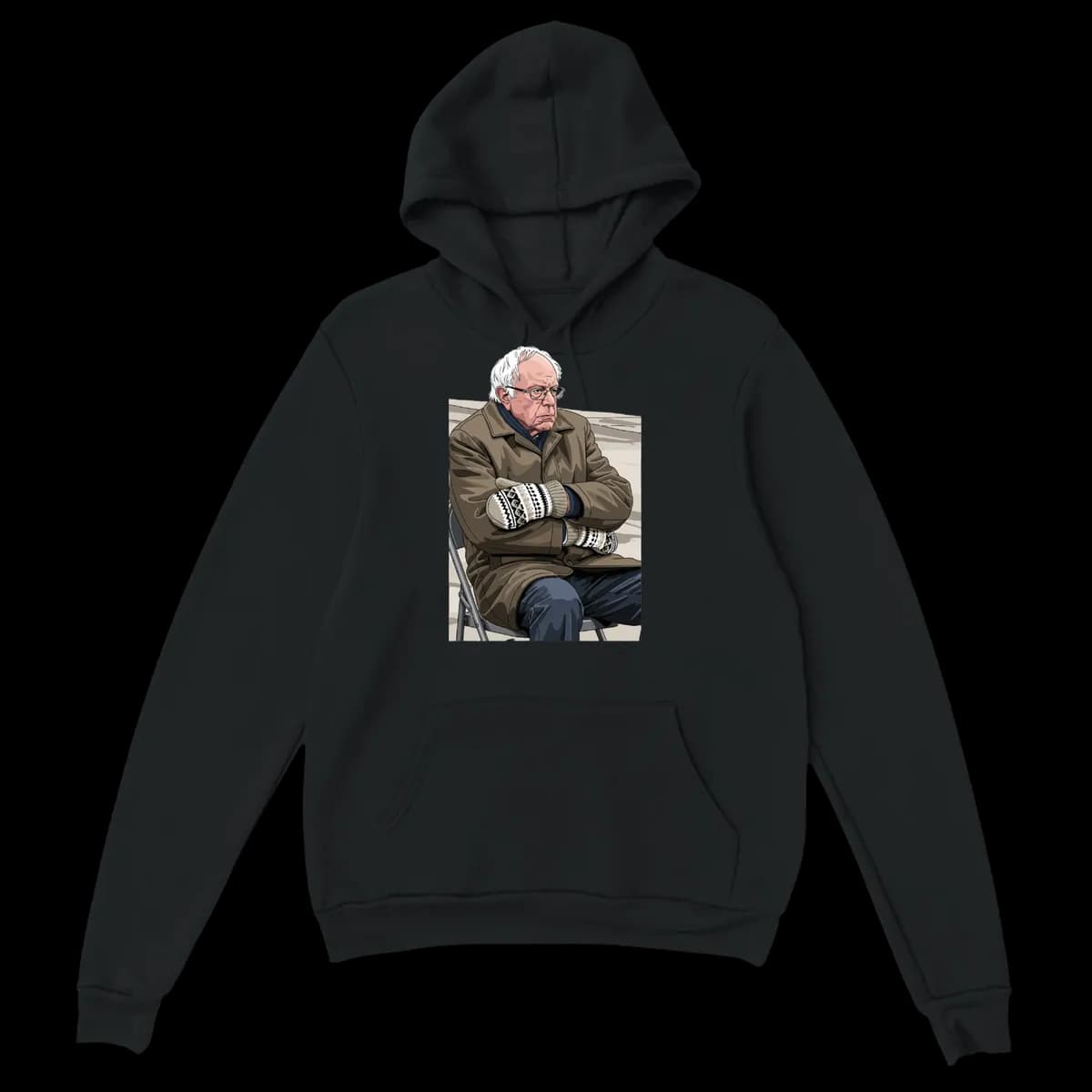 Bernie's Mitten Mood: Ready for Business Hoodie