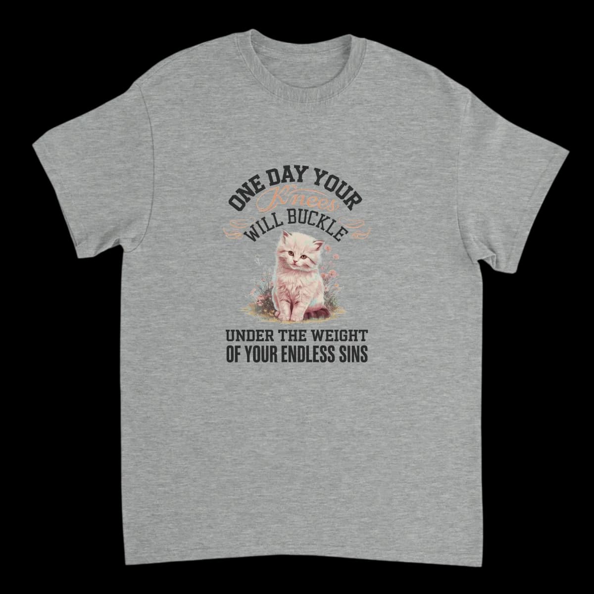 Endless Sins Cute Kitten Graphic Tee