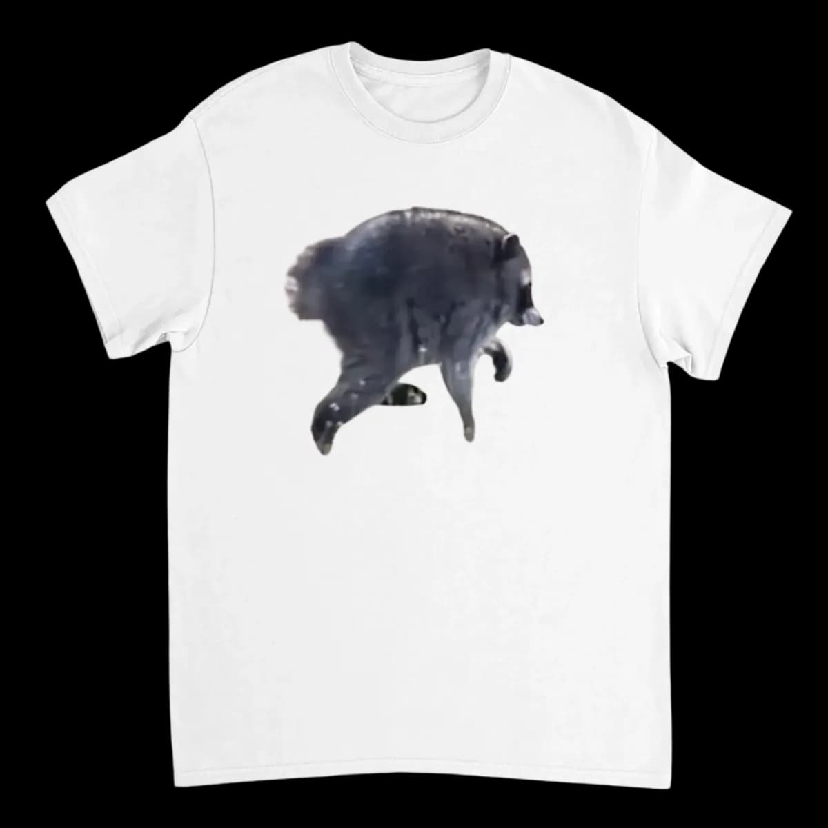 Jimothy Raccoon Meme T-Shirt - Viral Sensation