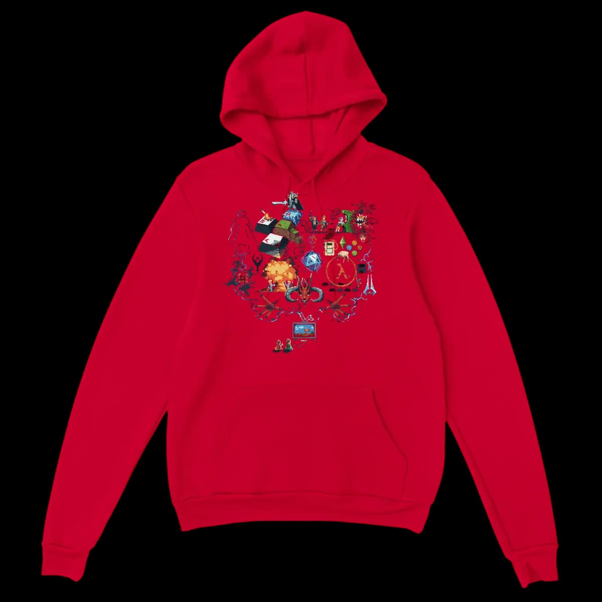 Retro Gamer History Meme Hoodie