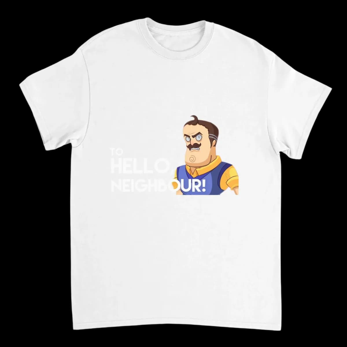 Yo Mama Hello Neighbor Randomizer Tee T-Shirts - White